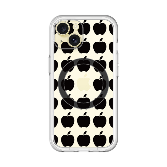 スリムプロテクションプレミアムケース with MagSafe［ Apple - Black ］