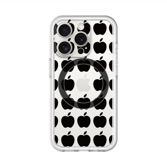 スリムプロテクションプレミアムケース with MagSafe［ Apple - Black ］