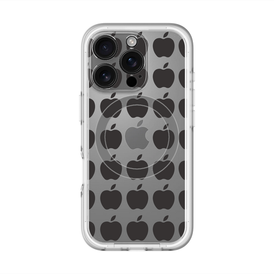 スリムプロテクションプレミアムケース with MagSafe［ Apple - Black ］