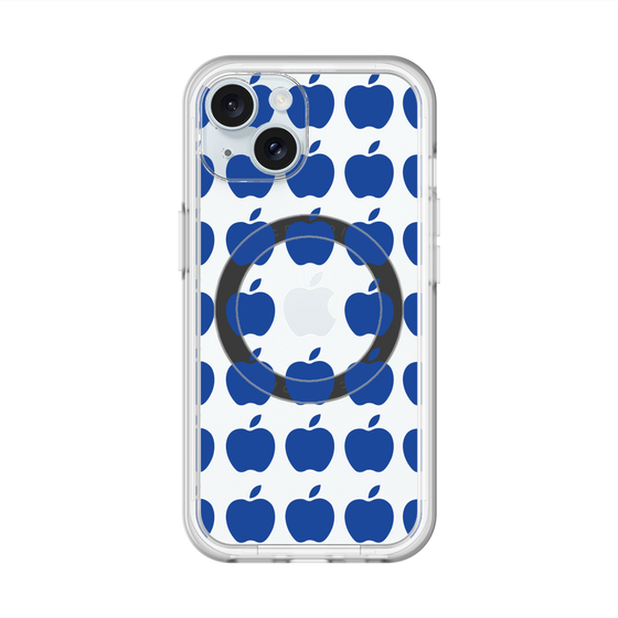 スリムプロテクションプレミアムケース with MagSafe［ Apple - Blue ］