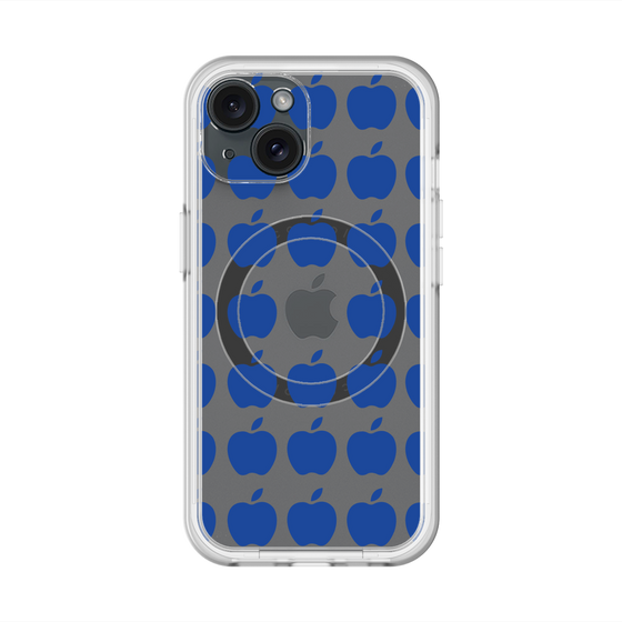 スリムプロテクションプレミアムケース with MagSafe［ Apple - Blue ］