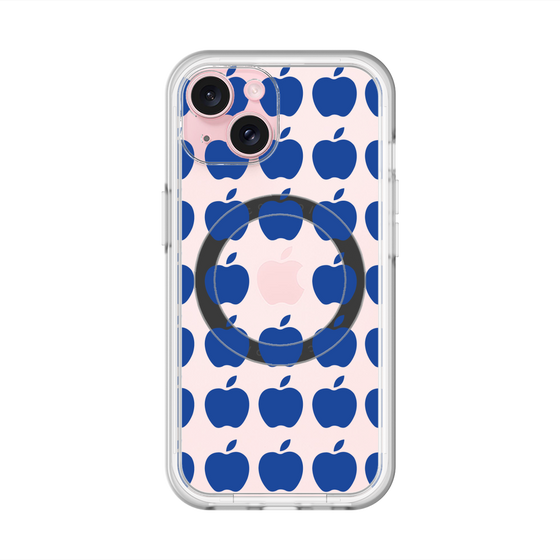 スリムプロテクションプレミアムケース with MagSafe［ Apple - Blue ］
