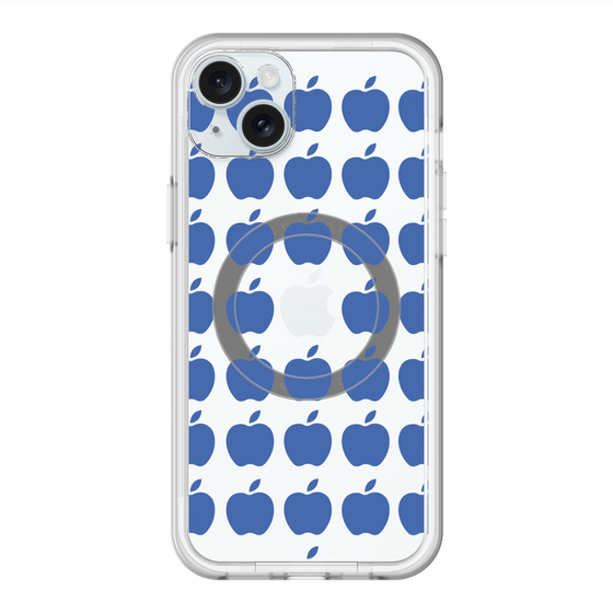 スリムプロテクションプレミアムケース with MagSafe［ Apple - Blue ］