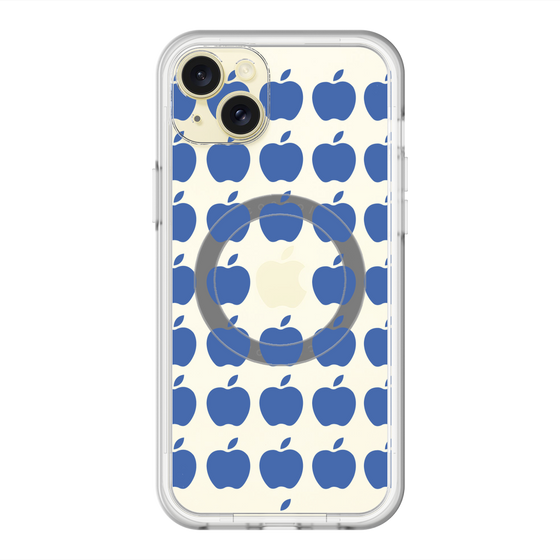 スリムプロテクションプレミアムケース with MagSafe［ Apple - Blue ］