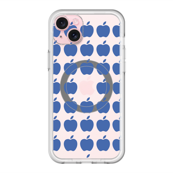 スリムプロテクションプレミアムケース with MagSafe［ Apple - Blue ］
