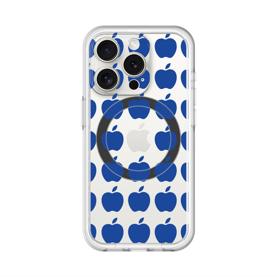 スリムプロテクションプレミアムケース with MagSafe［ Apple - Blue ］