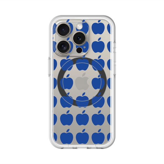 スリムプロテクションプレミアムケース with MagSafe［ Apple - Blue ］
