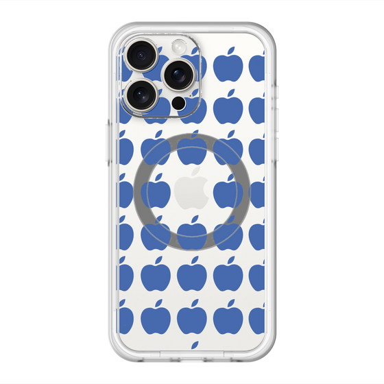スリムプロテクションプレミアムケース with MagSafe［ Apple - Blue ］