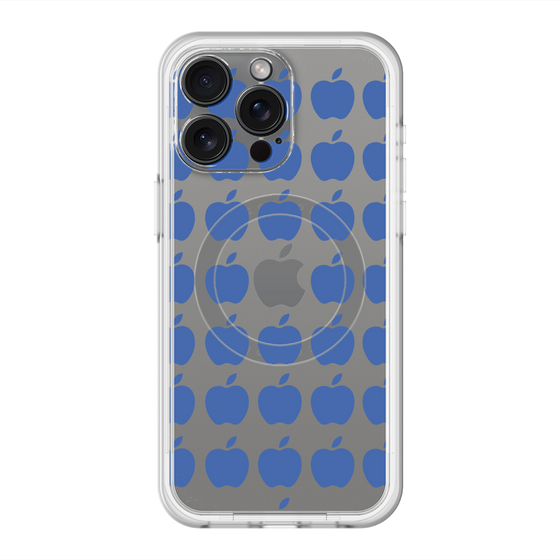 スリムプロテクションプレミアムケース with MagSafe［ Apple - Blue ］