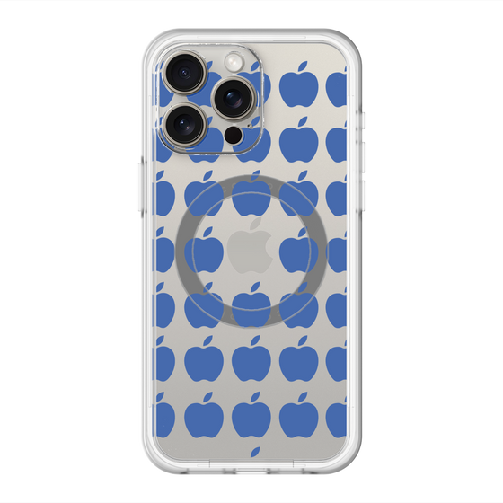 スリムプロテクションプレミアムケース with MagSafe［ Apple - Blue ］