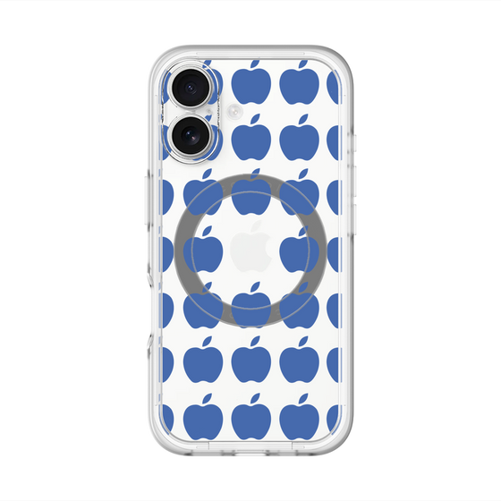 スリムプロテクションプレミアムケース with MagSafe［ Apple - Blue ］