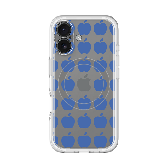 スリムプロテクションプレミアムケース with MagSafe［ Apple - Blue ］