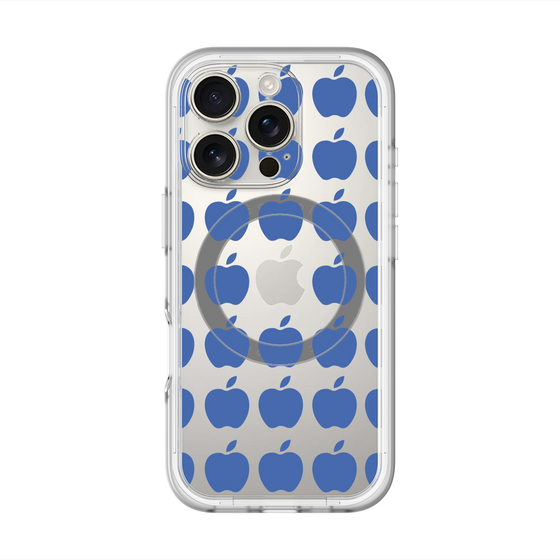 スリムプロテクションプレミアムケース with MagSafe［ Apple - Blue ］
