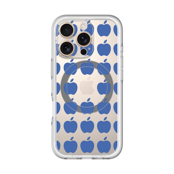 スリムプロテクションプレミアムケース with MagSafe［ Apple - Blue ］