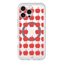 スリムプロテクションプレミアムケース with MagSafe［ Apple - Red ］