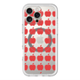 スリムプロテクションプレミアムケース with MagSafe［ Apple - Red ］