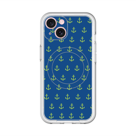 スリムプロテクションプレミアムケース with MagSafe［ Anchor - Green ］