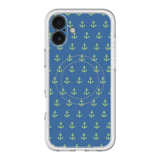 スリムプロテクションプレミアムケース with MagSafe［ Anchor - Green ］