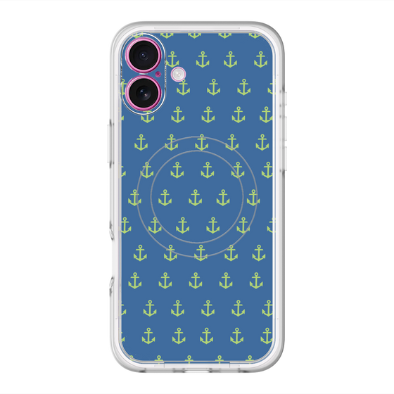 スリムプロテクションプレミアムケース with MagSafe［ Anchor - Green ］