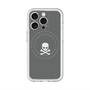 スリムプロテクションプレミアムケース with MagSafe［ スカル - Gray ］