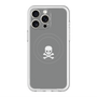 スリムプロテクションプレミアムケース with MagSafe［ スカル - Gray ］