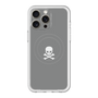 スリムプロテクションプレミアムケース with MagSafe［ スカル - Gray ］