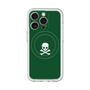 スリムプロテクションプレミアムケース with MagSafe［ スカル - Green ］
