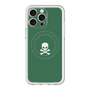 スリムプロテクションプレミアムケース with MagSafe［ スカル - Green ］