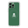スリムプロテクションプレミアムケース with MagSafe［ スカル - Green ］
