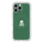 スリムプロテクションプレミアムケース with MagSafe［ スカル - Green ］