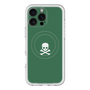 スリムプロテクションプレミアムケース with MagSafe［ スカル - Green ］