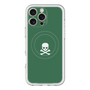 スリムプロテクションプレミアムケース with MagSafe［ スカル - Green ］