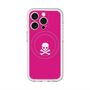 スリムプロテクションプレミアムケース with MagSafe［ スカル - Pink ］