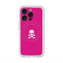 スリムプロテクションプレミアムケース with MagSafe［ スカル - Pink ］