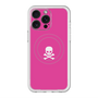 スリムプロテクションプレミアムケース with MagSafe［ スカル - Pink ］