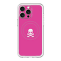 スリムプロテクションプレミアムケース with MagSafe［ スカル - Pink ］
