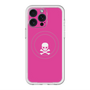 スリムプロテクションプレミアムケース with MagSafe［ スカル - Pink ］