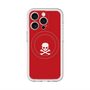 スリムプロテクションプレミアムケース with MagSafe［ スカル - Red ］