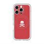 スリムプロテクションプレミアムケース with MagSafe［ スカル - Red ］