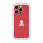 スリムプロテクションプレミアムケース with MagSafe［ スカル - Red ］