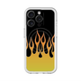 スリムプロテクションプレミアムケース with MagSafe［ 炎 - Yellow ］