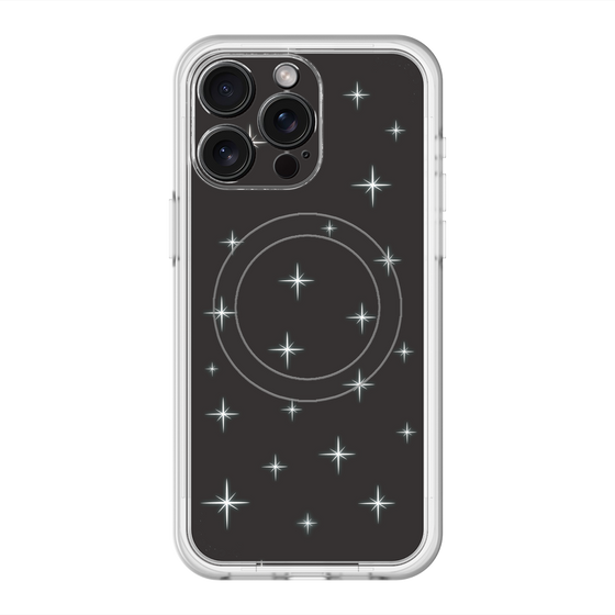 スリムプロテクションプレミアムケース with MagSafe［ Glitter - Black ］