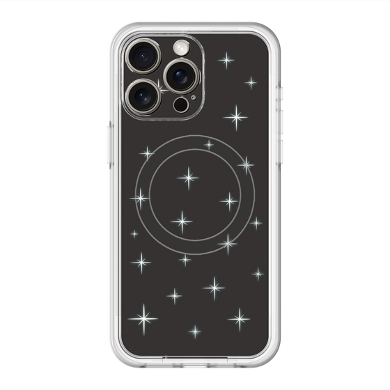 スリムプロテクションプレミアムケース with MagSafe［ Glitter - Black ］
