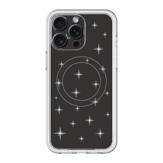 スリムプロテクションプレミアムケース with MagSafe［ Glitter - Black ］