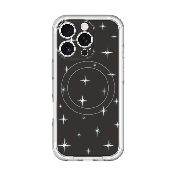 スリムプロテクションプレミアムケース with MagSafe［ Glitter - Black ］