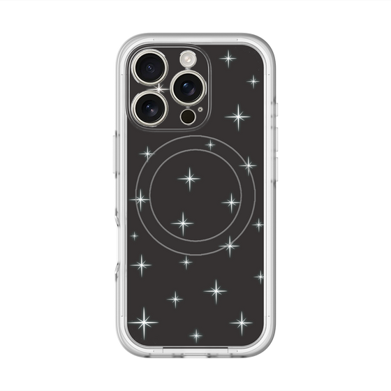 スリムプロテクションプレミアムケース with MagSafe［ Glitter - Black ］
