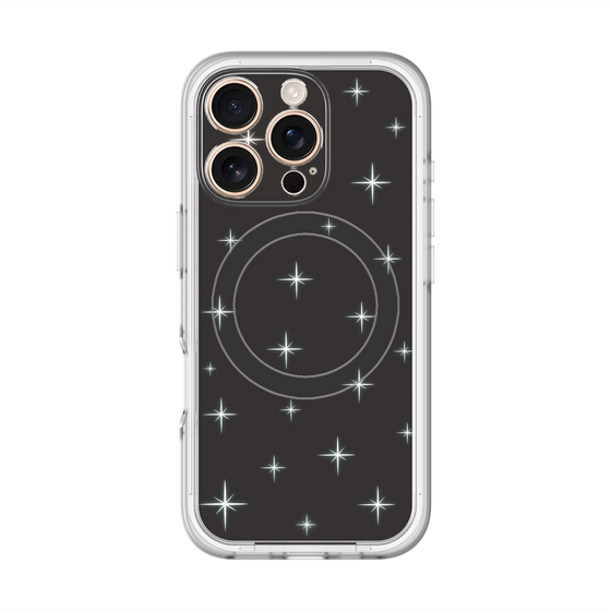 スリムプロテクションプレミアムケース with MagSafe［ Glitter - Black ］
