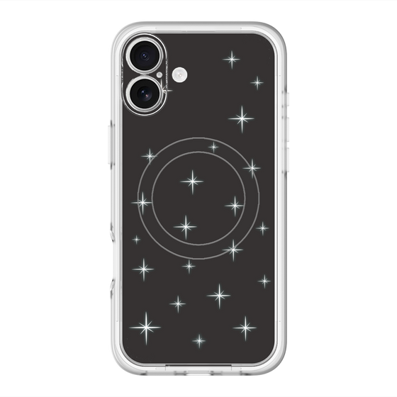 スリムプロテクションプレミアムケース with MagSafe［ Glitter - Black ］