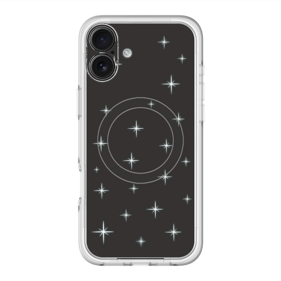スリムプロテクションプレミアムケース with MagSafe［ Glitter - Black ］