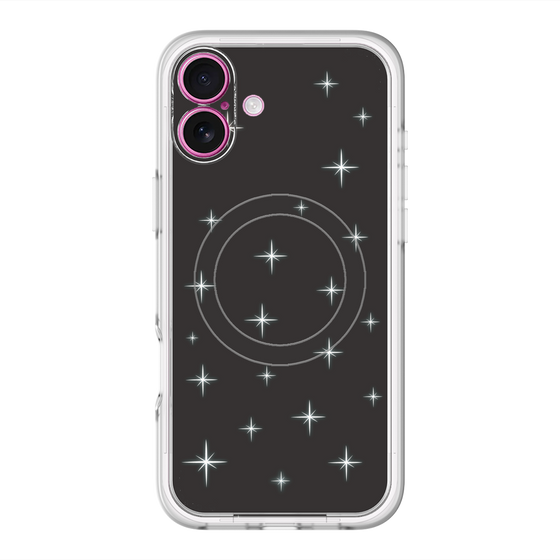 スリムプロテクションプレミアムケース with MagSafe［ Glitter - Black ］